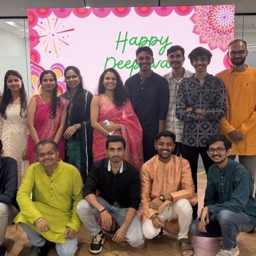A Diwali celebration at a OneTrust office in South Asia